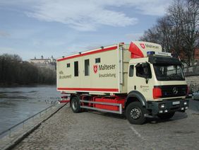 Malteser suchen dringend Ersatz für Trägerfahrzeug – Einsatzzentrale bei Großeinsätzen in und um Würzburg